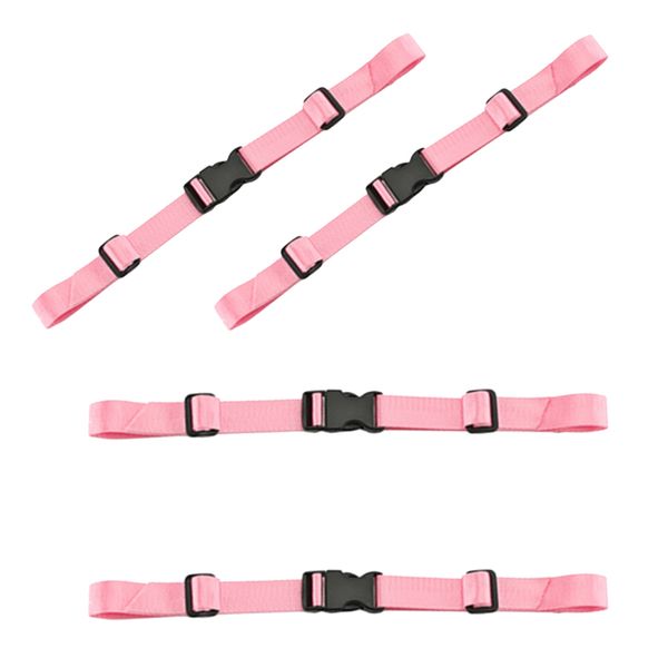 2 pairs adjustable backpack chest sternum straps nylon waist belts harness belts pink
2 pairs adjustable backpack chest sternum straps nylon waist belts harness belts pink