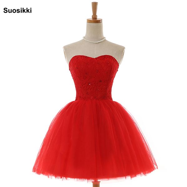 suosikki black a line cocktail dresses new arrival flowing knee length lace cocktail party dress 2018, White;black
suosikki black a line cocktail dresses new arrival flowing knee length lace cocktail party dress 2018, White;black