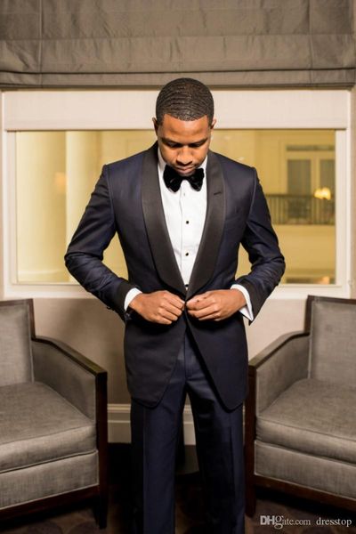 dark navy men suits two pieces mens prom tuxedos suits latest pants jacket design slim fit tailor blazer(jacket+pants+bowtie), Black;gray
dark navy men suits two pieces mens prom tuxedos suits latest pants jacket design slim fit tailor blazer(jacket+pants+bowtie), Black;gray