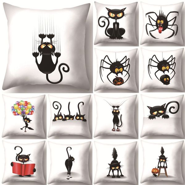 1pcs black cat spider polyester cushion cover decorative throw pillows home bedroom sofa seat car decoration pillowcase
1pcs black cat spider polyester cushion cover decorative throw pillows home bedroom sofa seat car decoration pillowcase
