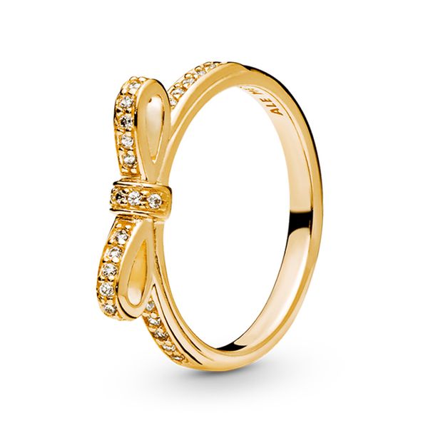 925 sterling silver ale classic delicate bow gold ring luxury designer jewelry women cz diamond engagement rings with pandora original box, Golden;silver
925 sterling silver ale classic delicate bow gold ring luxury designer jewelry women cz diamond engagement rings with pandora original box, Golden;silver