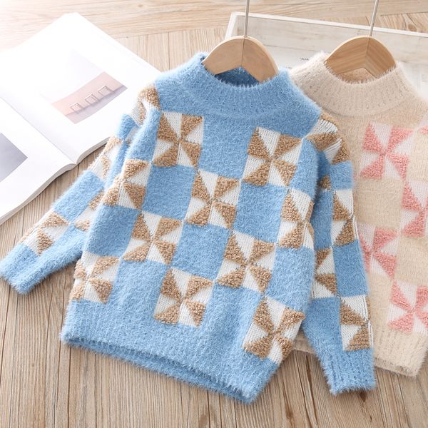 thunderers autumn winter kids sweater for girls printed geometric o-neck children sweaters wool blouses casual girl clothing, Blue
thunderers autumn winter kids sweater for girls printed geometric o-neck children sweaters wool blouses casual girl clothing, Blue