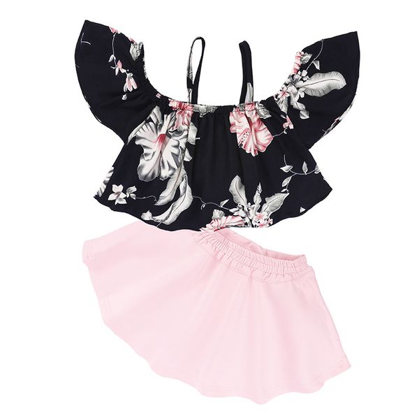 new summer beach girl clothing set floral shirt pink skirt baby girl fashion children infant toddler infant kid clothes suit, White
new summer beach girl clothing set floral shirt pink skirt baby girl fashion children infant toddler infant kid clothes suit, White
