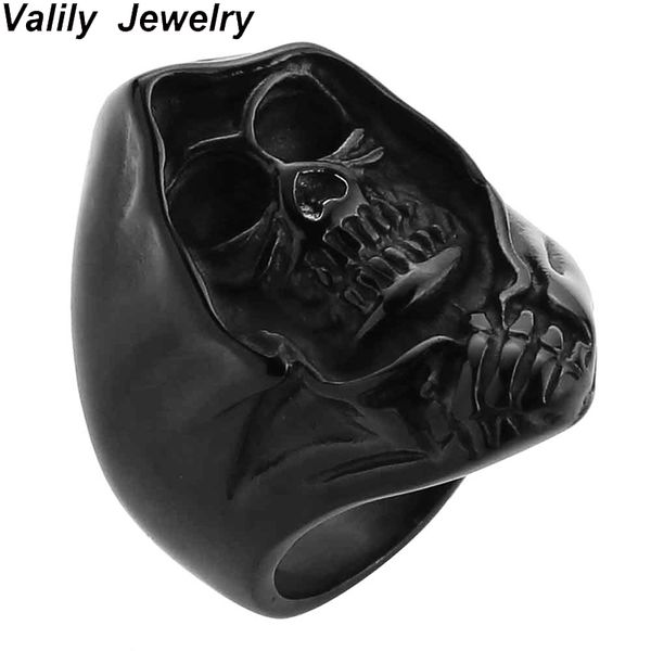 valily jewelry men's large vintage biker ring skull gothic casted death grim reaper rings stainless steel punk ring silver black
valily jewelry men's large vintage biker ring skull gothic casted death grim reaper rings stainless steel punk ring silver black