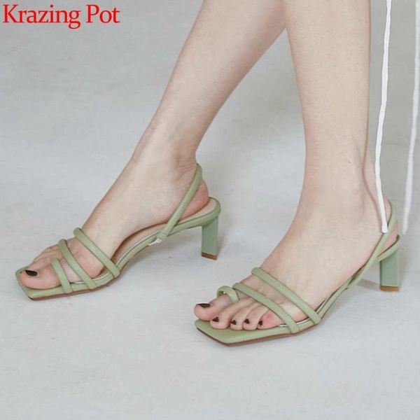 sandals krazing pot natural leather peep toe flip-flop high heel korean girls dating shoes fashion back strap women l47, Black
sandals krazing pot natural leather peep toe flip-flop high heel korean girls dating shoes fashion back strap women l47, Black