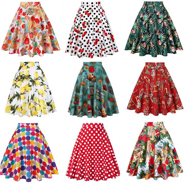 2019 retro 50s vintage women skirt high waist pleated midi skirt women's clothing summer audrey hepburn vintage big swing skirts, Black
2019 retro 50s vintage women skirt high waist pleated midi skirt women's clothing summer audrey hepburn vintage big swing skirts, Black