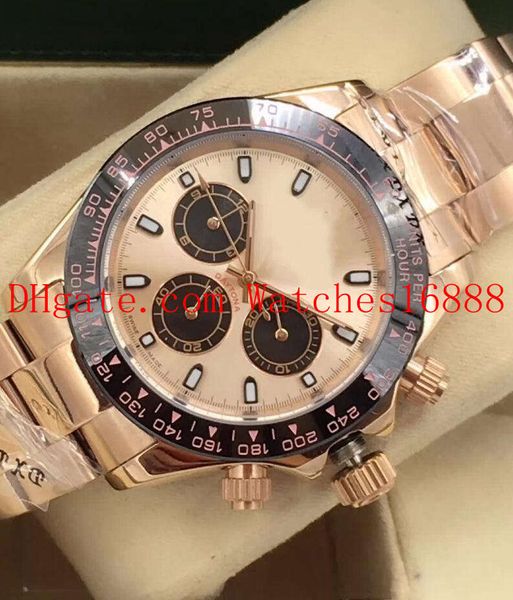 cosmograph no chronograph 116508 ceramic bezel 18k rose gold 40mm asia 2813 movement automatic men's watch wrist watches, Slivery;brown
cosmograph no chronograph 116508 ceramic bezel 18k rose gold 40mm asia 2813 movement automatic men's watch wrist watches, Slivery;brown