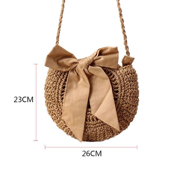 thinkthendo женщины моды bowknot соломы сумки лето пляж тотализатор woven круглый мешок плеча 2019
thinkthendo женщины моды bowknot соломы сумки лето пляж тотализатор woven круглый мешок плеча 2019