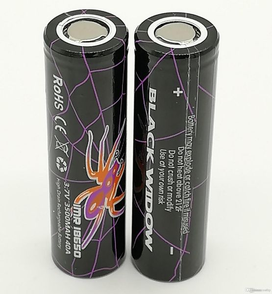 black widow 100% высокое качество imr 18650 батарея 3500mah 40a 3.7v литиевые аккумуляторные электронные сигаретные батареи
black widow 100% высокое качество imr 18650 батарея 3500mah 40a 3.7v литиевые аккумуляторные электронные сигаретные батареи