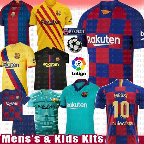 men's kids kits 10 messi 8 a. iniesta 17 griezmann soccer jersey barcelona football shirt f. de jong suarez dembele coutinho malc malco, Black;yellow
men's kids kits 10 messi 8 a. iniesta 17 griezmann soccer jersey barcelona football shirt f. de jong suarez dembele coutinho malc malco, Black;yellow