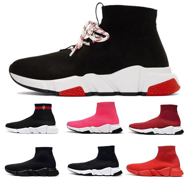 2019 shoes speed sock sneakers stretch mesh high boots for mens womens black white red glitter runner flat trainers
2019 shoes speed sock sneakers stretch mesh high boots for mens womens black white red glitter runner flat trainers