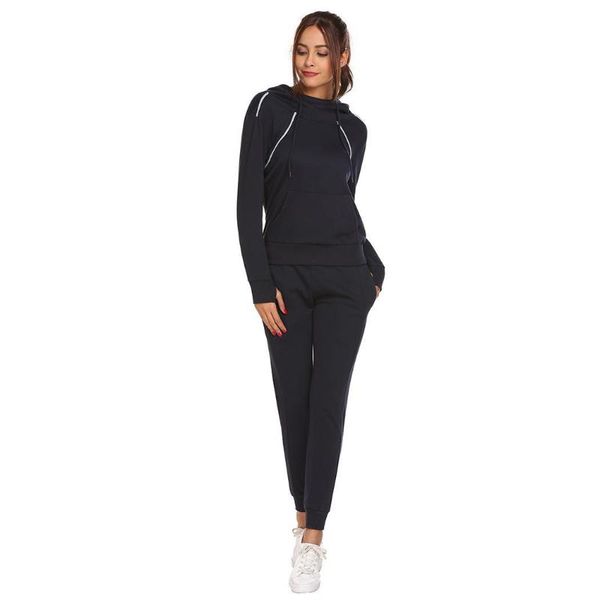 women spot suit two piece long sleeve pullover hoodie sweatpant pocket, rib tracksuit casual, sport set solid, White;black
women spot suit two piece long sleeve pullover hoodie sweatpant pocket, rib tracksuit casual, sport set solid, White;black