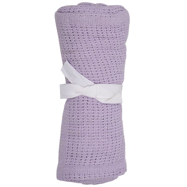 100% cotton baby infant cellular soft blanket pram cot bed mosses basket crib color:light purple
100% cotton baby infant cellular soft blanket pram cot bed mosses basket crib color:light purple