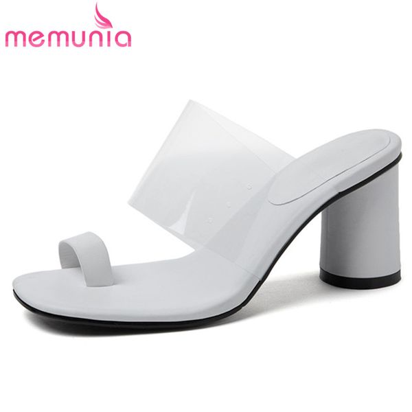 memunia 2020 quality 8.5cm high heels ladies sandals flip flops transparent pvc summer sandals fashion casual party shoes woman, Black
memunia 2020 quality 8.5cm high heels ladies sandals flip flops transparent pvc summer sandals fashion casual party shoes woman, Black