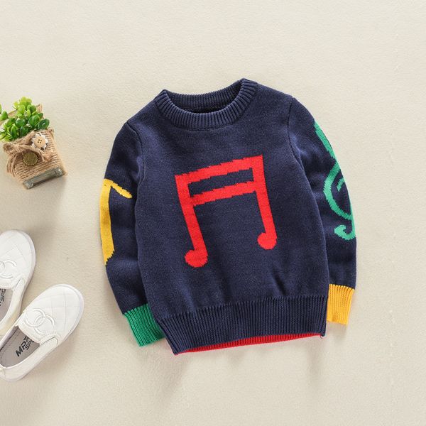 boys autumn music notation knitted shirt kids sweaters for boy 2-7 toddler sweater children fashion clothing spring fall clothes, Blue
boys autumn music notation knitted shirt kids sweaters for boy 2-7 toddler sweater children fashion clothing spring fall clothes, Blue