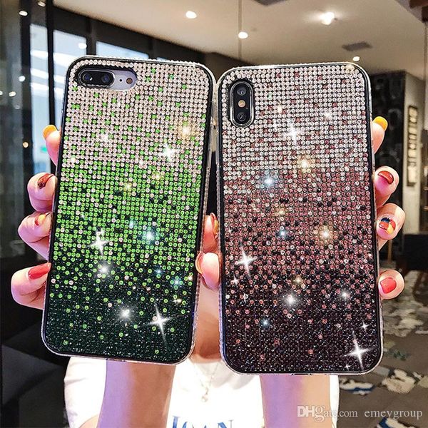 shining glitter bling diamond gradient color case for iphone 11 pro 7 6 6s 8 plus acrylic phone cases for iphone x xs max xr tpu cover
shining glitter bling diamond gradient color case for iphone 11 pro 7 6 6s 8 plus acrylic phone cases for iphone x xs max xr tpu cover