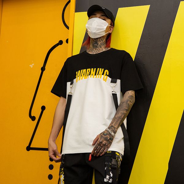 мужчины high street fashion hip hop ribbons сращивания футболка мужской лето с коротким рукавом свободные повседневный печати tshirt dancer, White;black
мужчины high street fashion hip hop ribbons сращивания футболка мужской лето с коротким рукавом свободные повседневный печати tshirt dancer, White;black