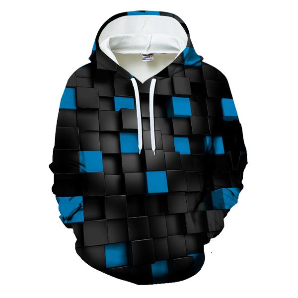 men's hoodies & sweatshirts 2021 streetwear men 3d hoodie male tracksuits pullover hoody with squares european size, Black
men's hoodies & sweatshirts 2021 streetwear men 3d hoodie male tracksuits pullover hoody with squares european size, Black