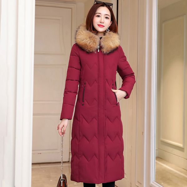 2019 women winter jacket x-long hooded with faux fur female coat long slim ladies parka warm, Tan;black
2019 women winter jacket x-long hooded with faux fur female coat long slim ladies parka warm, Tan;black