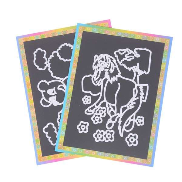 10pcs colorful magic drawing board paper painting scraping children kids learning education toys painting doodle scratch toys
10pcs colorful magic drawing board paper painting scraping children kids learning education toys painting doodle scratch toys