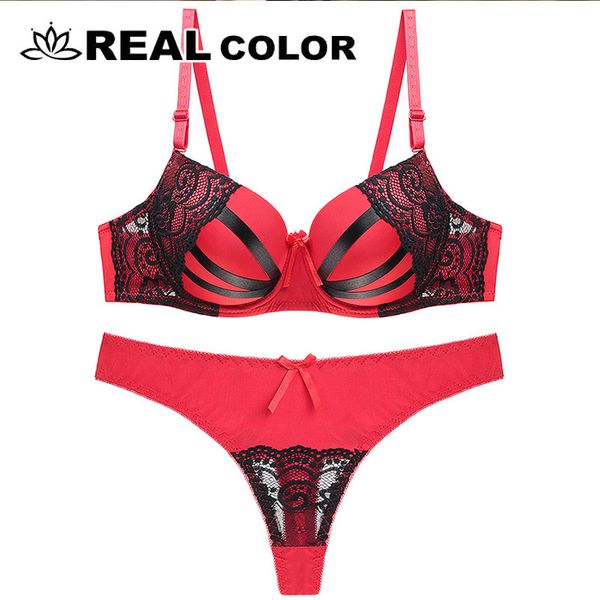 new 2018 bra brief set thongs women bra set push up lace underwear intimate plus size panty pl17 -8, Red;black
new 2018 bra brief set thongs women bra set push up lace underwear intimate plus size panty pl17 -8, Red;black