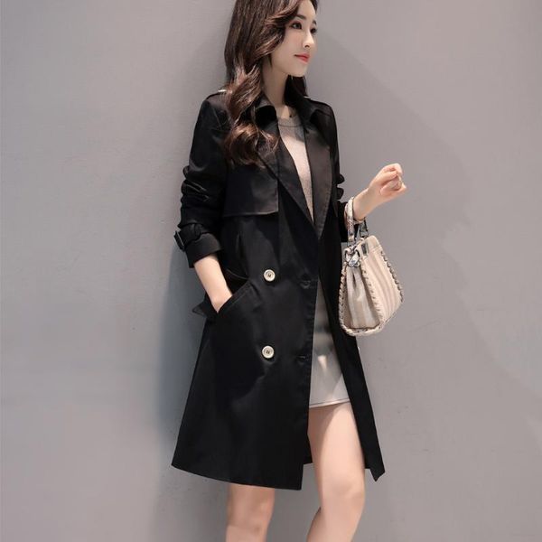 boollili women's windbreaker plus size trench frmale overcoat british style autumn coat long coats ladies casaco feminino, Tan;black
boollili women's windbreaker plus size trench frmale overcoat british style autumn coat long coats ladies casaco feminino, Tan;black