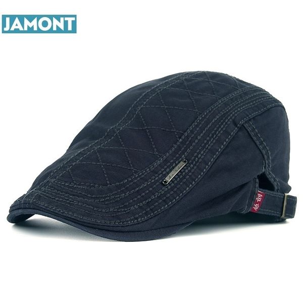 jamont new autumn cotton berets caps for men casual peaked caps grid embroidery berets hats casquette cap, Blue;gray
jamont new autumn cotton berets caps for men casual peaked caps grid embroidery berets hats casquette cap, Blue;gray