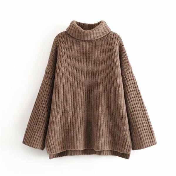 women's new sweater in autumn and winter 2019 00158101737 high neck long sleeve side slit knitwear sweater, White;black
women's new sweater in autumn and winter 2019 00158101737 high neck long sleeve side slit knitwear sweater, White;black