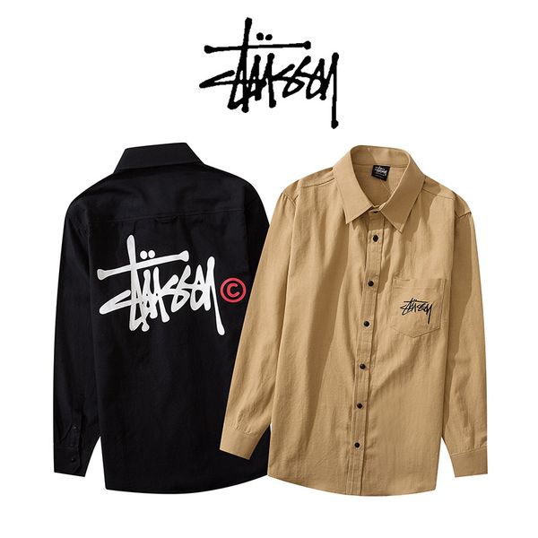 stussys classic tide brand cardigan designer shirt luxury casual shirt fashion trend hoodie street hip hop shirt wild jacket, White;black
stussys classic tide brand cardigan designer shirt luxury casual shirt fashion trend hoodie street hip hop shirt wild jacket, White;black