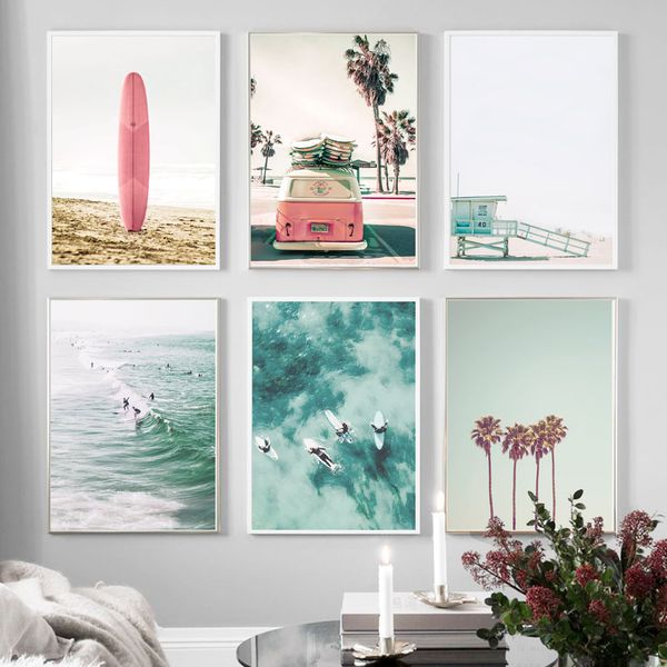 pink bus blue sky sea beach palm tree wall art canvas painting nordic posters and prints wall pictures for living room decor
pink bus blue sky sea beach palm tree wall art canvas painting nordic posters and prints wall pictures for living room decor