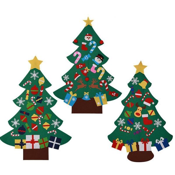 5pcs fashion diy felt christmas tree with decorations door wall hanging kids educational gift xmas tress about 77x100cm
5pcs fashion diy felt christmas tree with decorations door wall hanging kids educational gift xmas tress about 77x100cm