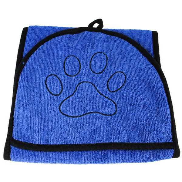 asypets water absorbent bath towel with pocket for pet dog cat 
asypets water absorbent bath towel with pocket for pet dog cat