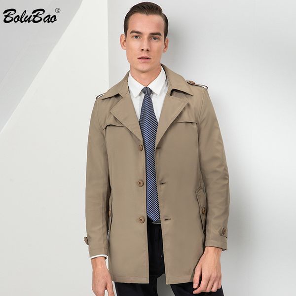 men's trench coats bolubao men autumn long turn-down collar solid color slim fit windbreaker jacket male business casual coat, Tan;black
men's trench coats bolubao men autumn long turn-down collar solid color slim fit windbreaker jacket male business casual coat, Tan;black