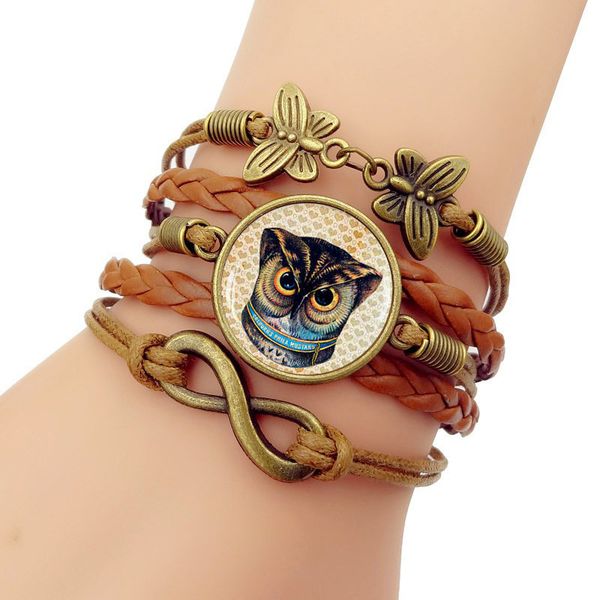 owl arts time bracelet multi-storey manual weave glass cortex group combine, Golden;silver
owl arts time bracelet multi-storey manual weave glass cortex group combine, Golden;silver