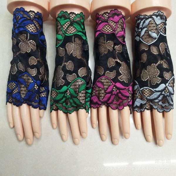 sailor dance lace half finger gloves & club dance slimming scar fingerless semi-gloves, Blue;gray
sailor dance lace half finger gloves & club dance slimming scar fingerless semi-gloves, Blue;gray