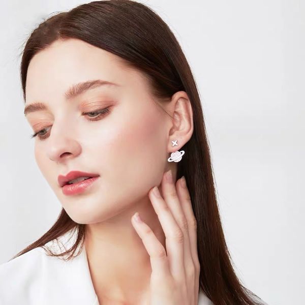s925 pure silver pink star earrings female saturn earrings earrings new trend couple gift asymmetry temperament goddess ing, Golden
s925 pure silver pink star earrings female saturn earrings earrings new trend couple gift asymmetry temperament goddess ing, Golden