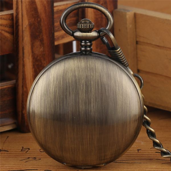 bronze vintage automatic mechanical pocket watch smooth case noctilucent roman numerals dial watches retro clock pendant chain, Slivery;golden
bronze vintage automatic mechanical pocket watch smooth case noctilucent roman numerals dial watches retro clock pendant chain, Slivery;golden