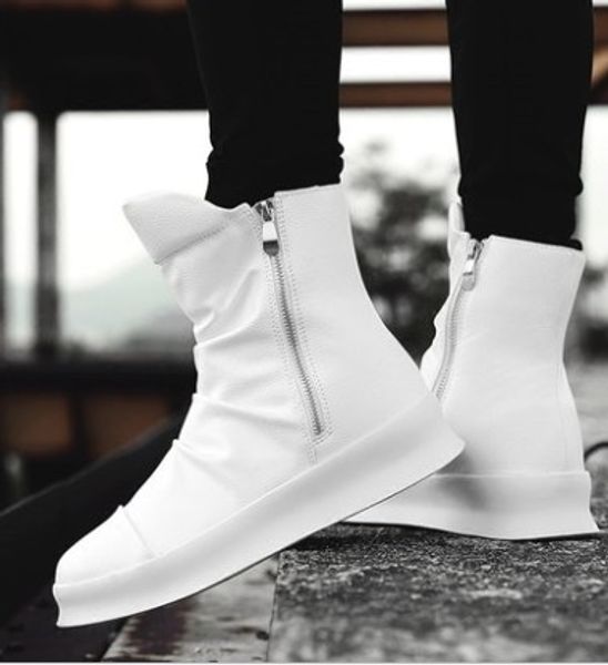 new arrival specials super martin retro wild high-cowboy white trend british casual mens ankle boots eu39-44, Black
new arrival specials super martin retro wild high-cowboy white trend british casual mens ankle boots eu39-44, Black