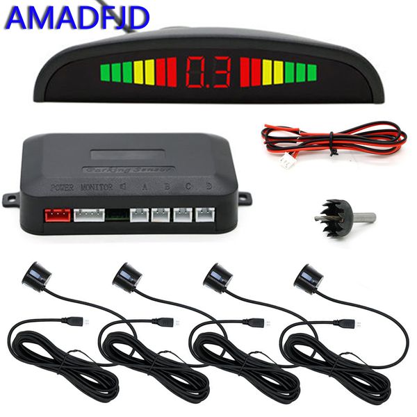 car parking sensor kit with 4 sensors led digital display reverse backup car parking radar monitor detector system display
car parking sensor kit with 4 sensors led digital display reverse backup car parking radar monitor detector system display