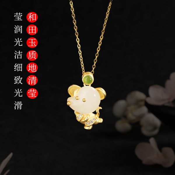asg cluci cage pendants golden doodle style in the new inset jades mouse pendant necklace you rich female n jewelry, Blue;slivery
asg cluci cage pendants golden doodle style in the new inset jades mouse pendant necklace you rich female n jewelry, Blue;slivery