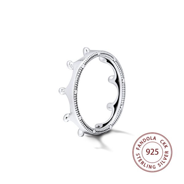 polished crown ring femme 925 sterling silver wedding rings for women original fashion jewelry anillos mujer ing, Golden;silver
polished crown ring femme 925 sterling silver wedding rings for women original fashion jewelry anillos mujer ing, Golden;silver
