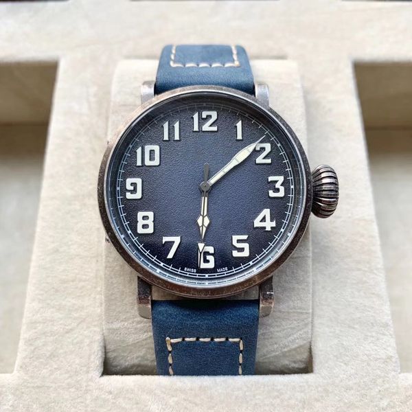 high-quality luxury retro men's watch mechanical movement 40mm high-end imported crazy horse leather strap super luminous original buck, Slivery;brown
high-quality luxury retro men's watch mechanical movement 40mm high-end imported crazy horse leather strap super luminous original buck, Slivery;brown