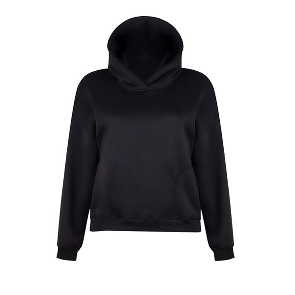 women hoodie autumn winter casual loose solid color long sleeve pullover sportswear plus size ladies clothing, Black
women hoodie autumn winter casual loose solid color long sleeve pullover sportswear plus size ladies clothing, Black