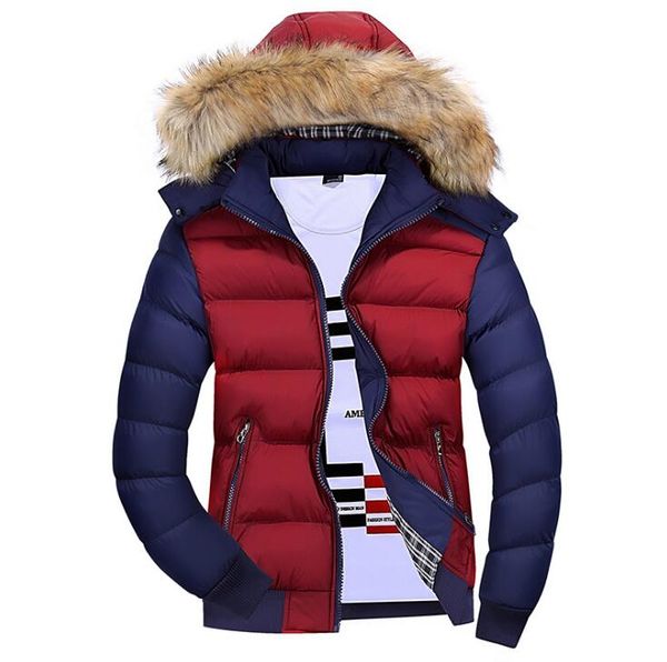 mens fur collar coat fashion winter zipper thick patchwork windbreaker outwear warm cotton jacket men's coat outdoor long jacket, Black;brown
mens fur collar coat fashion winter zipper thick patchwork windbreaker outwear warm cotton jacket men's coat outdoor long jacket, Black;brown