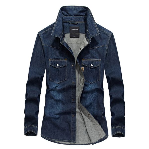 mens designer season long sleeve denim large size youth outdoor casual shirt, Black;brown
mens designer season long sleeve denim large size youth outdoor casual shirt, Black;brown