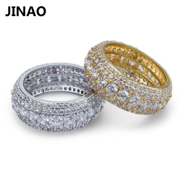hip hop 5 rows luxury cubic zircons men women rings fashion gold silver colors classic punk males finger rings size 7-11 j190714, Slivery;golden
hip hop 5 rows luxury cubic zircons men women rings fashion gold silver colors classic punk males finger rings size 7-11 j190714, Slivery;golden