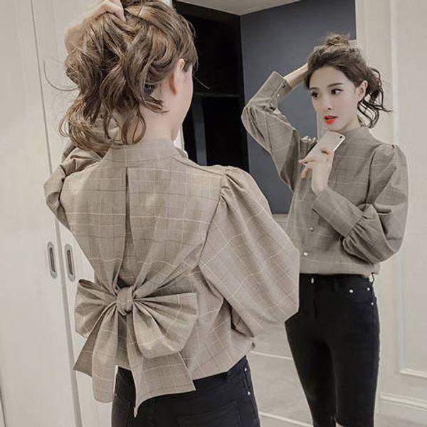 retro casual women puff sleeve blouse womens loose bow blouses shirts elegant blouse chic ladies ladies office shirts, White
retro casual women puff sleeve blouse womens loose bow blouses shirts elegant blouse chic ladies ladies office shirts, White