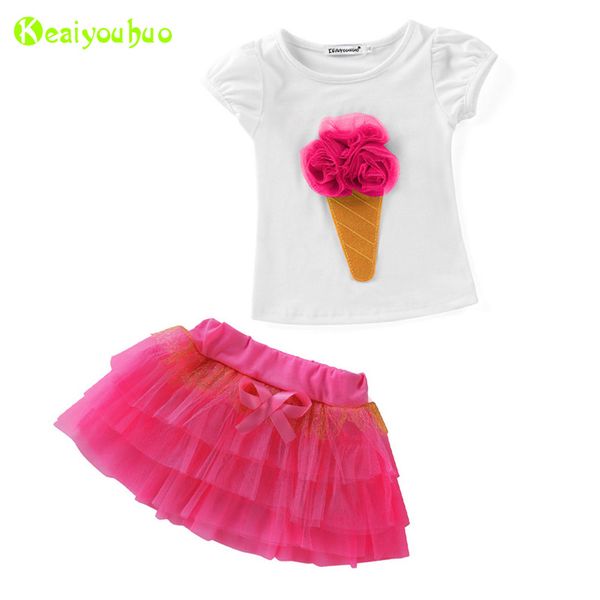 keaiyouhuo toddler girls clothing sets 2018 summer girls clothes t-shirt+skirt 2pcs kids tracksuits sport suit children clothes, White
keaiyouhuo toddler girls clothing sets 2018 summer girls clothes t-shirt+skirt 2pcs kids tracksuits sport suit children clothes, White
