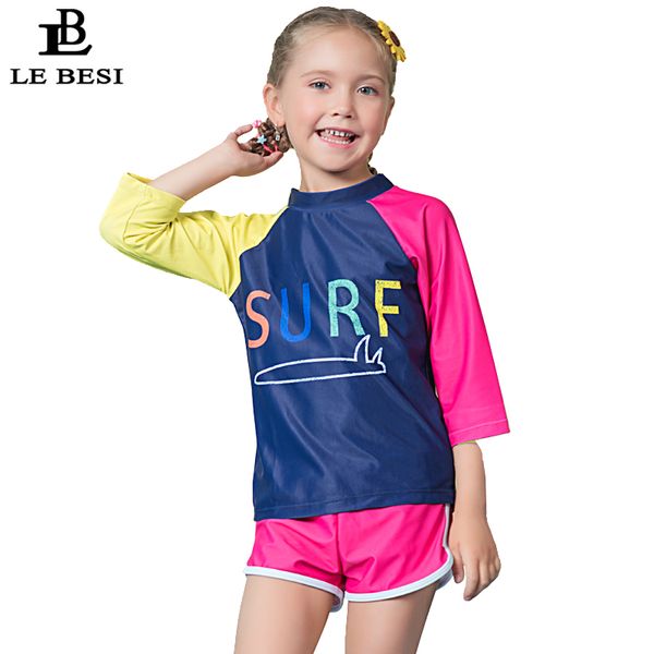 lebesi 2018 girl bathingsuit children swimsuit girl's two piece swimwear print beachwear with long sleeve swimming cap
lebesi 2018 girl bathingsuit children swimsuit girl's two piece swimwear print beachwear with long sleeve swimming cap