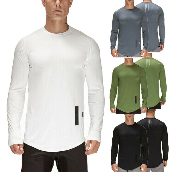 2019 new style men's print letter long sleeve t-shirt casual slim fit muscle tee plain crew neck shirts top, White;black
2019 new style men's print letter long sleeve t-shirt casual slim fit muscle tee plain crew neck shirts top, White;black